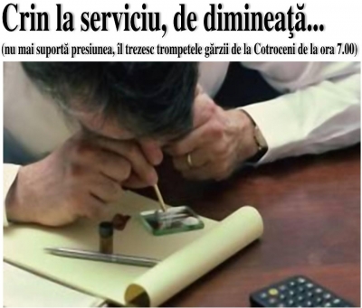 ...a treia zi de la Lovitura de Stat...la Cotroceni e jale, Crin e cu nervii la pamant