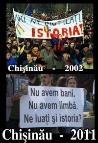 Istoria Romanilor aruncata sub pres de urmasii &ldquo;democratici&rdquo; ai lui Voronin
