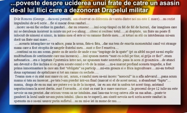 ... poveste despre uciderea unui frate