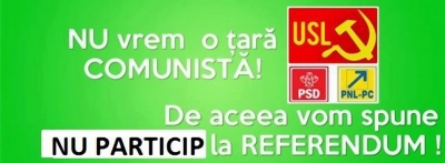 NU votez. Boicotez!