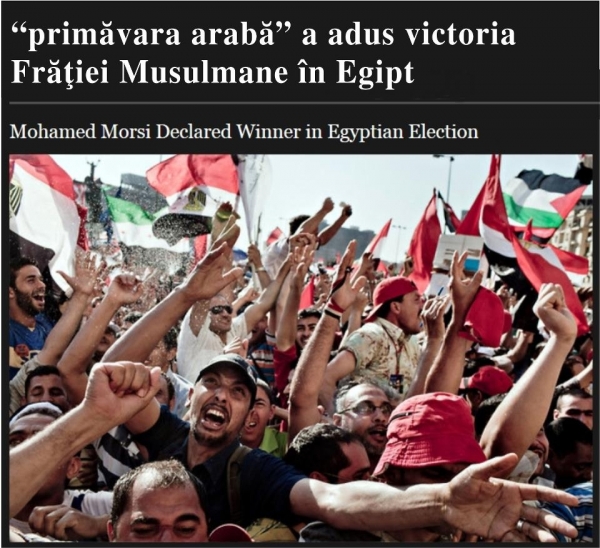 Fratii Musulmani adusi la putere in Egipt de...echipele Soros