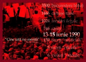 Morții Represiunii din iunie 90...morții &icirc;mpușcați și făcuți dispăruți
